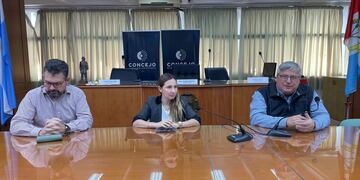 Germán Bottero, Bárbara Chivallero y Marcelo Lombardo