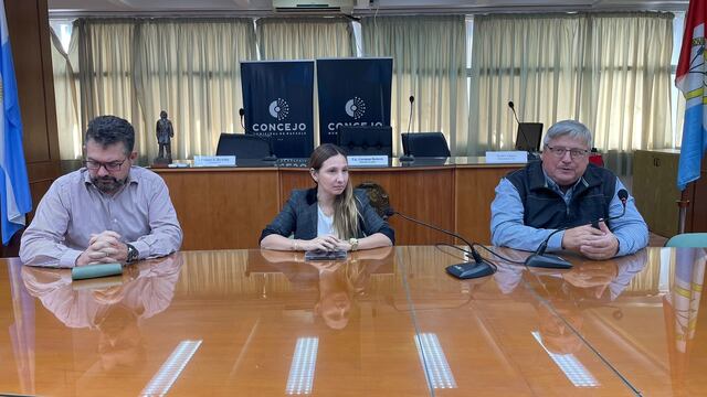 Germán Bottero, Bárbara Chivallero y Marcelo Lombardo