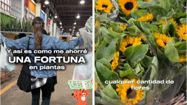 Mostró su visita al Mercado de las Flores, compró de todo y se ahorró una fortuna