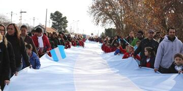 El miércoles 22 una Bandera gigante recorrerá las calles de San Rafael.