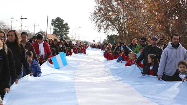 El miércoles 22 una Bandera gigante recorrerá las calles de San Rafael.