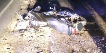 Accidente sobre la ruta 38