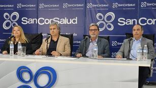 Nora Mosso, Gerenta de Marketing de SanCor Salud, Fernando Werlen, Director General, Daniel González, Director Comercial, y Luis Vizioli, CEO de McCann Buenos Aires.