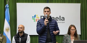 Viotti en el sorteo de Construir Hogar