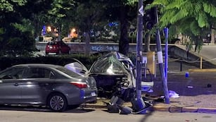 La zona del siniestro fatal en Rosario.