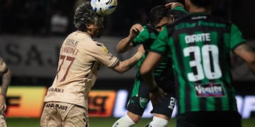 Platense se lo empató a San Martín de San Juan en la última... y lo festejaron los hinchas de Talleres (Prensa Platense).
