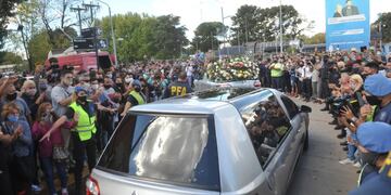 El último adiós a Mario Meoni (Foto: Clarín)