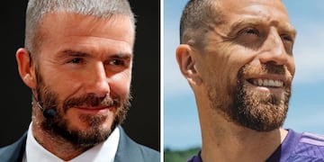 La cuenta de la Copa del Mundo aseguró que el Papu Gómez y David Beckham son iguales. Twitter