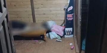 Investigan un asesinato en el barrio Santa Rita de Bernardo de Irigoyen.