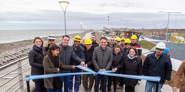 El Ministro de Obras Públicas de Nación acompañó al intendente Martín Perez en las inauguraciones