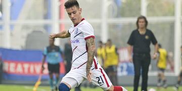El ex Instituto, Malcom Braida, en su mejor momento en San Lorenzo (Prensa San Lorenzo).