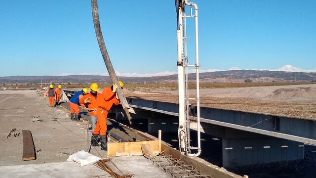 La empresa adjudicataria Cartellone paralizó la obra de la Variante Palmira. Gentileza