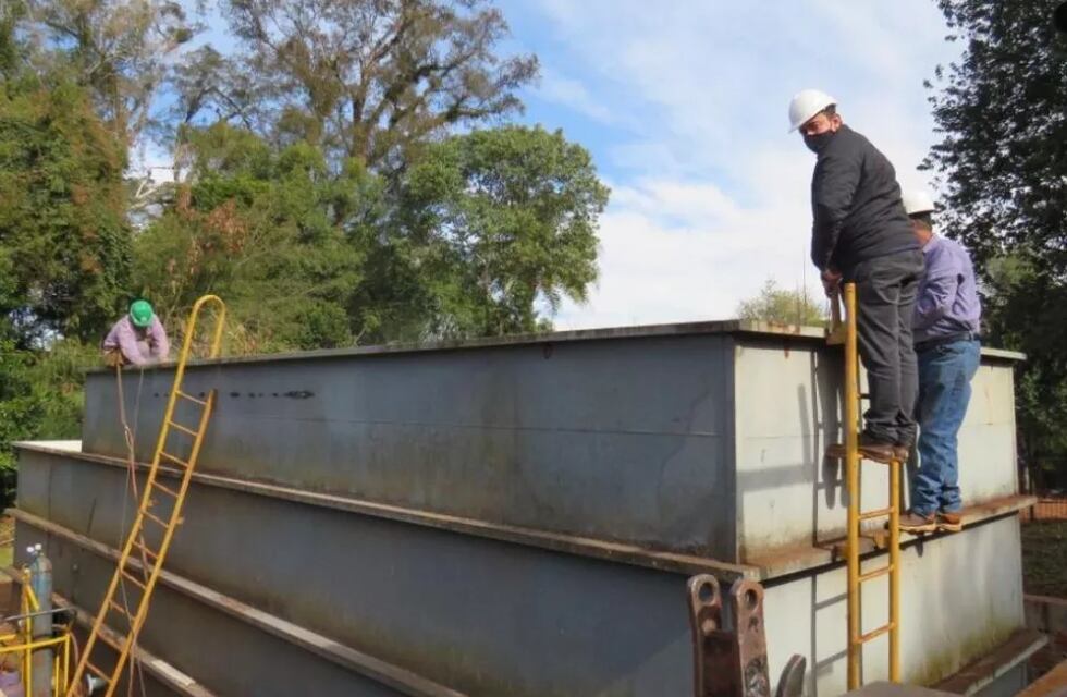 Colonia Wanda: con una nueva planta en obras, aumenta la provisión del suministro en un 30%