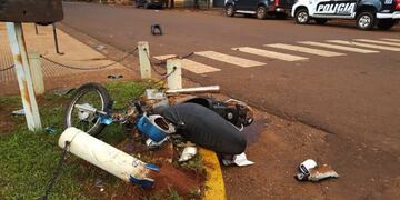 Continúan internados los jóvenes que protagonizaron el accidente en Apóstoles.