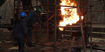 Despiden trabajadores civiles en Puerto Belgrano.