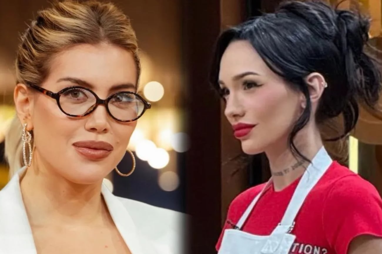 Wanda Nara y La Joaqui, enfrentadas. (Foto: Masterchef Celebrity)