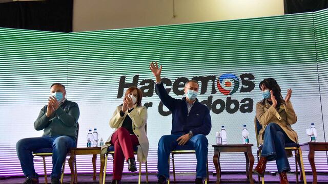 Cierre de campaña de Hacemos por Córdoba en Villa María (La Voz)