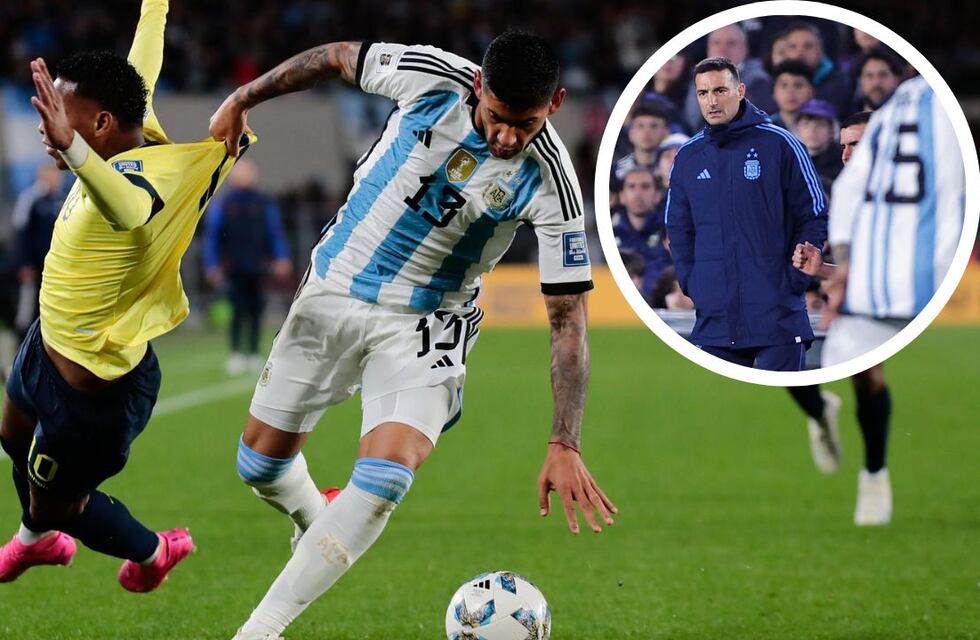 El desopilante elogio de Scaloni al Cuti Romero tras el partido Argentina-Ecuador
