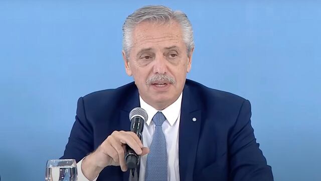 Alberto Fernández reapareció en público y se refirió a las elecciones. Foto: Los Andes.