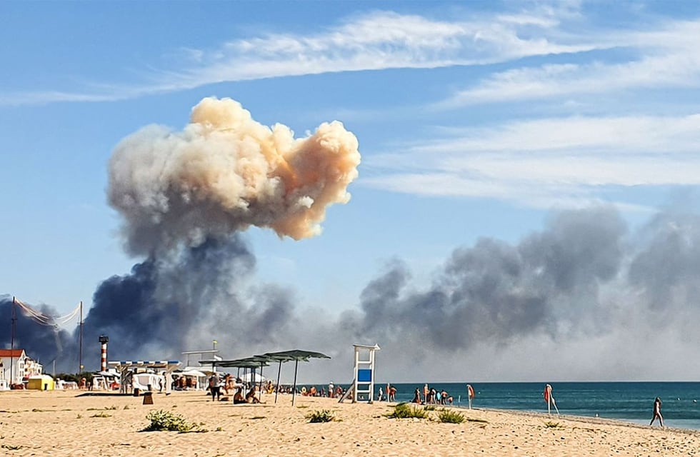 Terror en Crimea: turistas debieron abandonar las playas por un ataque en una base militar rusa