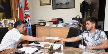 Martín Oliva entregó aportes para el boxeo.