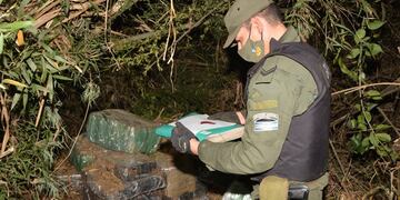 Incautan más de dos toneladas de marihuana en Puerto Esperanza.