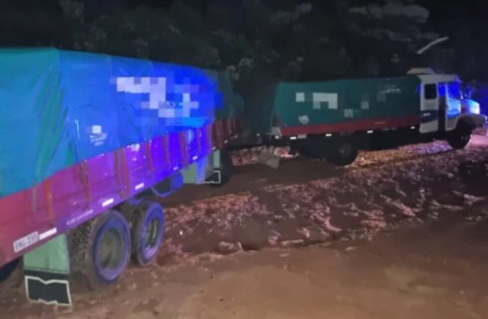 Ebrio, casi causa una tragedia en Oberá: se durmió al volante y despistó con el camión