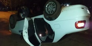 La conductora de 24 años resultó ilesa.