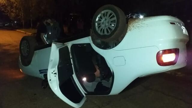 La conductora de 24 años resultó ilesa.