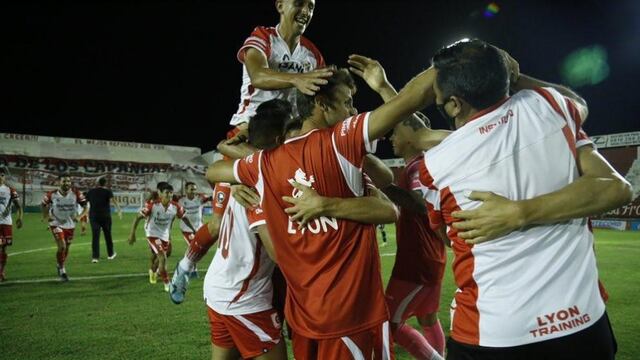 El festejo contra Quilmes, que la Gloria quiere repetir para la clasificación.