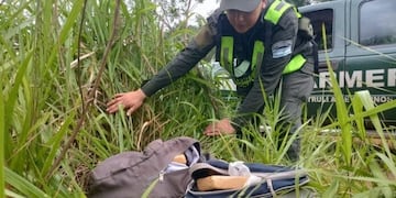 Gendarmería incauta casi doce kilos de marihuana y detiene a un narco en El Alcázar.