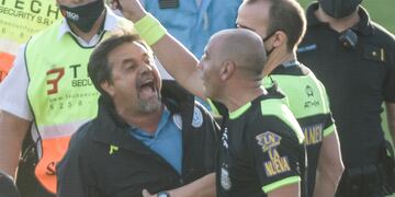 "Somos rehenes", describió el técnico de Belgrano, al sentirse despojado ante Barracas Central.