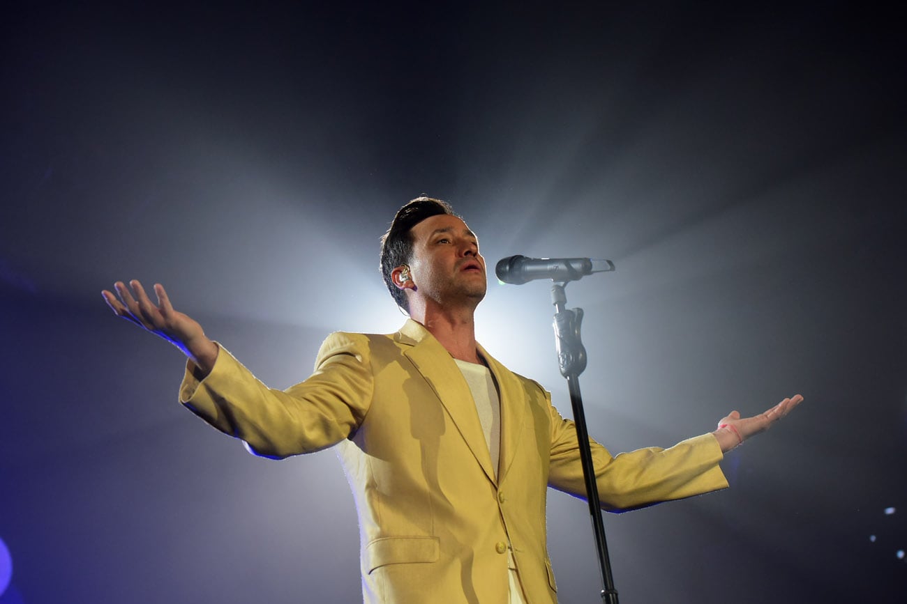 Luciano Pereyra en el Quality Espacio.  (Nicolás Bravo / La Voz)