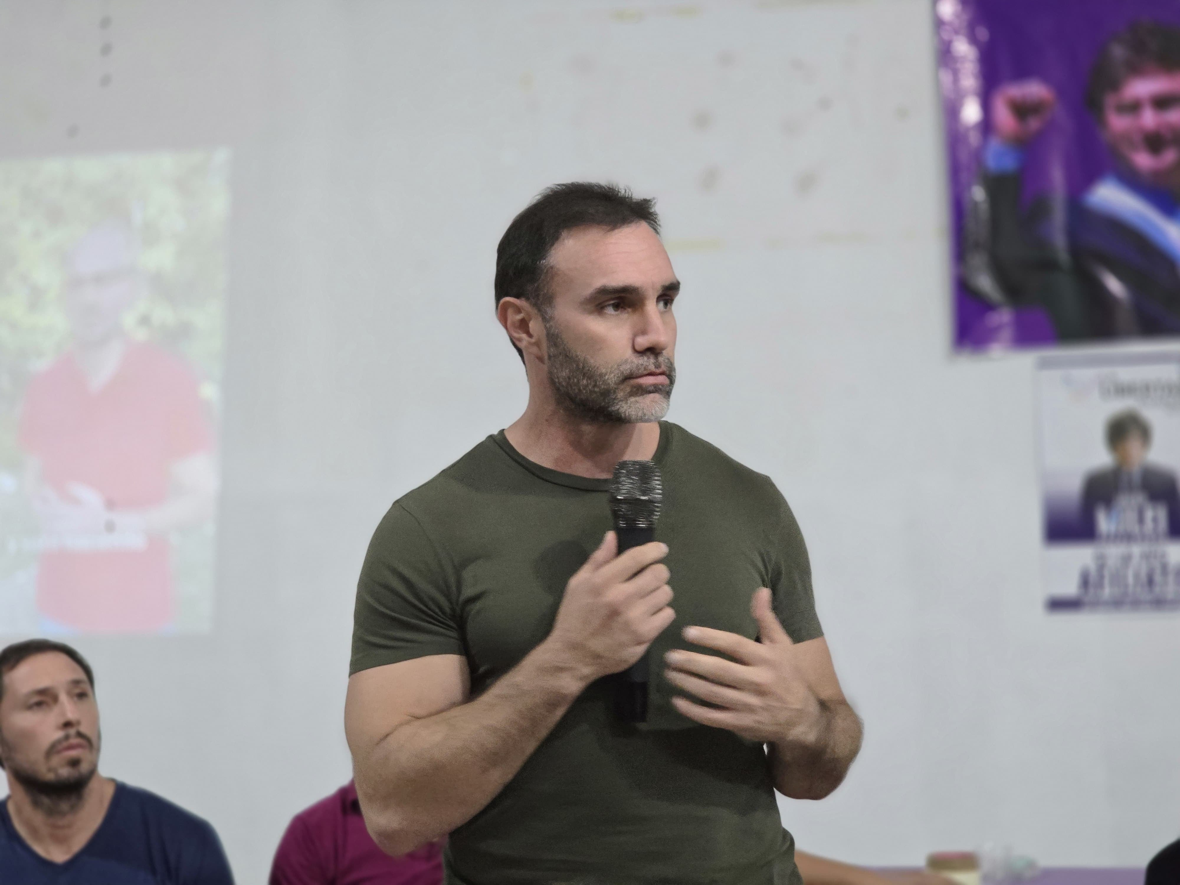 Ezequiel Atauche, senador nacional y presidente del partido La Libertad Avanza Jujuy.