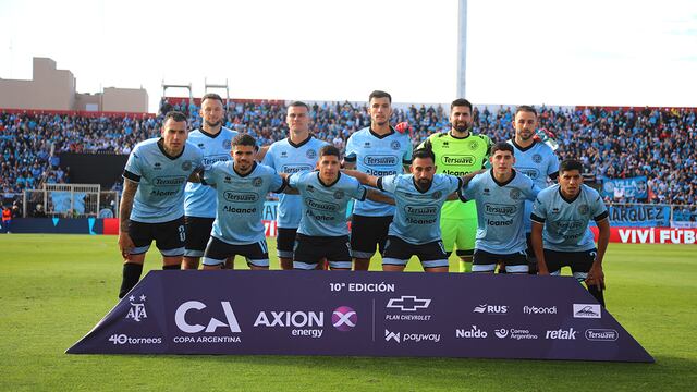 Belgrano copó Santa Fe ante Estudiantes LP y pasó a octavos de Copa Argentina. Ahora juega en San Luis (Prensa Belgrano).