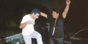 Rodrigo y Diego, cuarteteando. (Archivo)