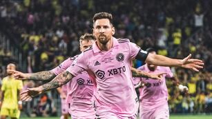 Lionel Messi en la final de la Leagues Cup con Inter Miami. (Prensa Inter Miami).
