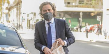 Santiago Cafiero Jefe de Ministros de la nación en el Senado Argentina Foto Federico Lopez Claro