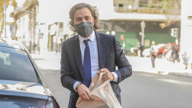 Santiago Cafiero Jefe de Ministros de la nación en el Senado Argentina Foto Federico Lopez Claro