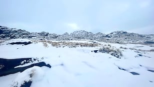 Un hombre fue rescatado en medio del temporal en el Cerro Champaquí.