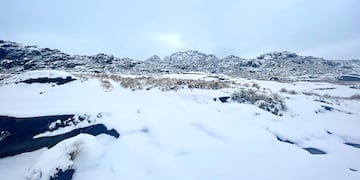 Un hombre fue rescatado en medio del temporal en el Cerro Champaquí.