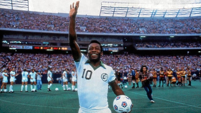 Pelé jugó tres años en el fútbol de Estados Unidos.