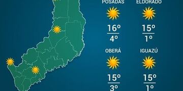 Las temperaturas ascenderán un poco más por la tarde.