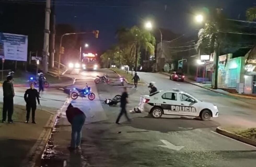 Dos jóvenes alcoholizados protagonizaron un siniestro vial en Posadas