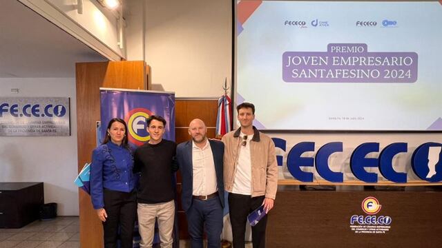 Granger fue destacada en el marco de la entrega del Premio Joven Empresario Santafesino 2024