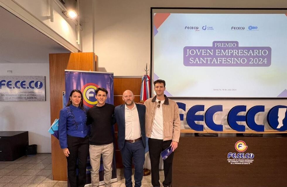 Granger fue destacada en el marco de la entrega del Premio Joven Empresario Santafesino 2024