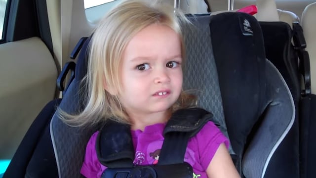 Chloe, la niña "confundida" del meme, ya tiene 10 años