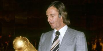 Con la Copa del Mundo, nada menos. César Luis Menotti, el primer técnico campeón con Argentina (La Voz archivo).