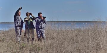 Miramar de Ansenuza: un Aguará Guazú en la desembocadura del Rio Plujunta