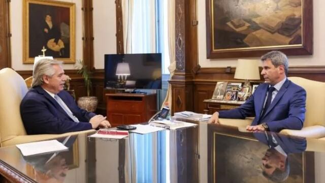 Sergio Uñac se reunió con el presidente Alberto Fernández.